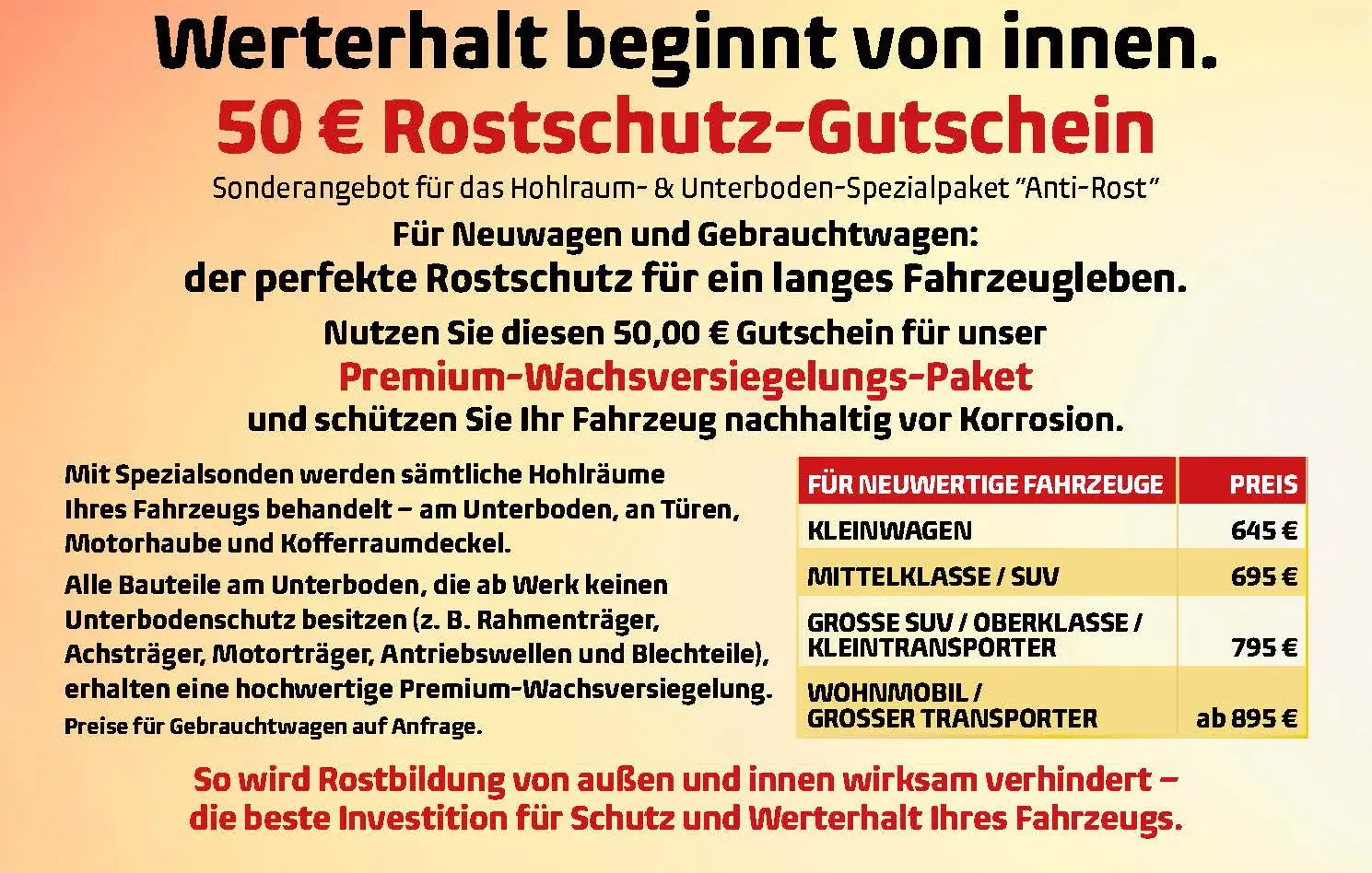 50€ Willkommens-Gutschein